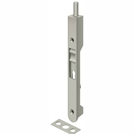 Deltana 7FBR15 satin nickel flush bolt