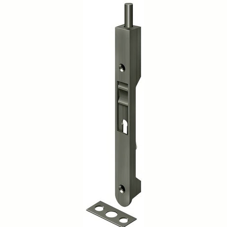 Deltana 7FBR15A antique nickel flush bolt