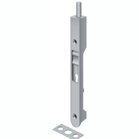 Deltana 7FBR26D satin chrome flush bolt