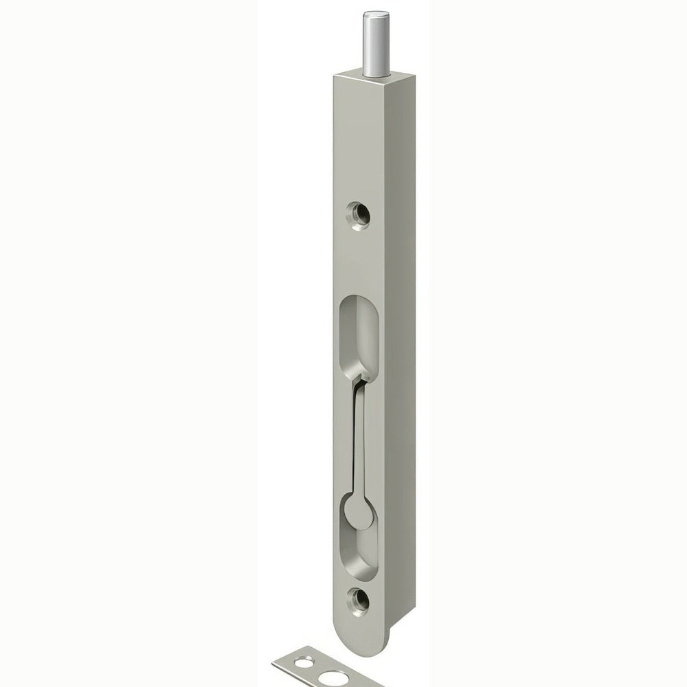 Deltana 7FBZ15 satin nickel flush bolt