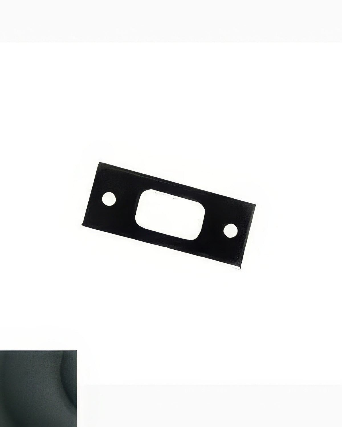 Baldwin 8000190STR satin black strike plate