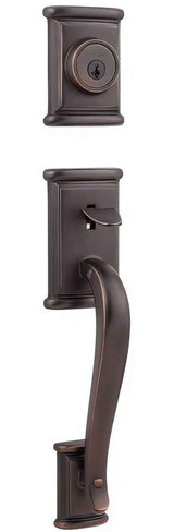 Kwikset 800ADHLIP-L03S lifetime polished brass single cylinder handleset