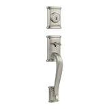Kwikset 800ADHLIP-501S rustic bronze single cylinder handleset