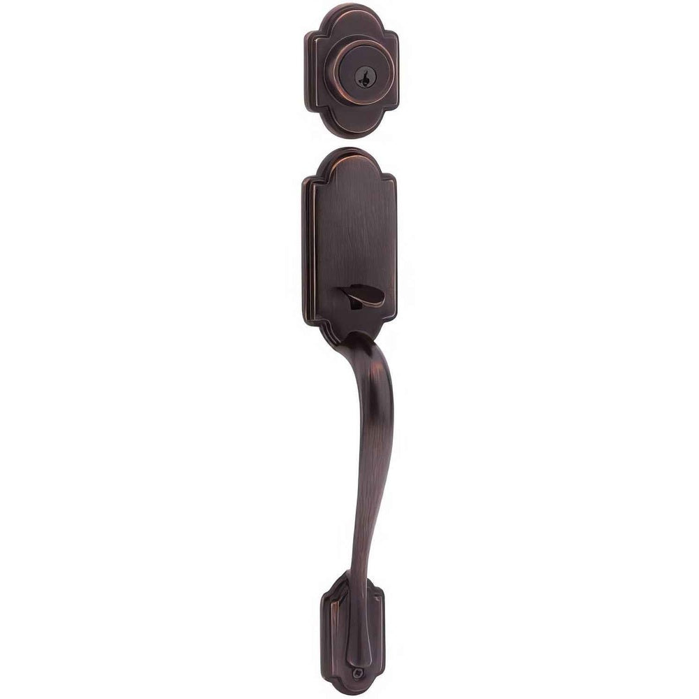 Kwikset 800ANLIP-15S.STRKP satin nickel single cylinder handleset