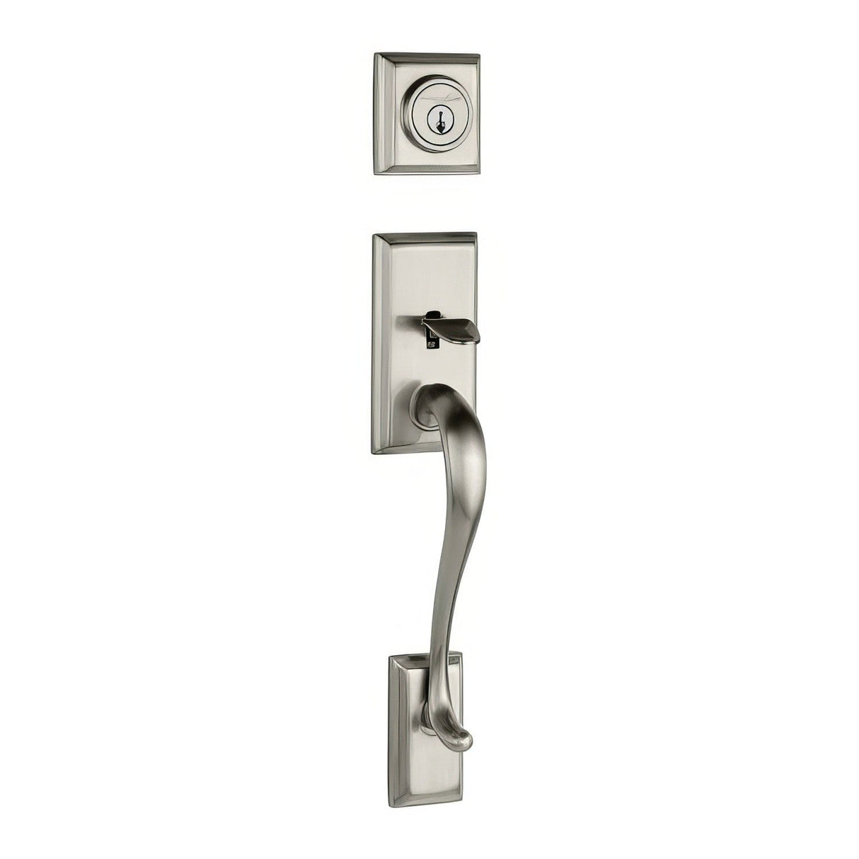 Kwikset 800HELIP-514 iron black single cylinder handleset