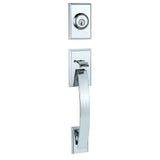 Kwikset 800TVHLIP-26S.STRKP polished chrome single cylinder handleset