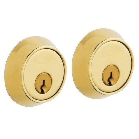 Baldwin 8011031 unlacquered brass double cylinder deadbolt