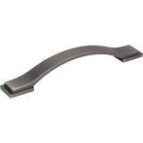 Jeffrey Alexander 80152-128BNBDL brushed pewter cabinet drawer pull