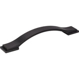 Jeffrey Alexander 80152-128MB matte black cabinet drawer pull