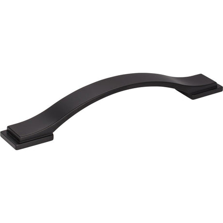 Jeffrey Alexander 80152-128MB matte black cabinet drawer pull