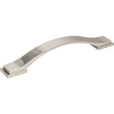 Jeffrey Alexander 80152-128SN satin nickel cabinet drawer pull