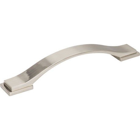Jeffrey Alexander 80152-128SN satin nickel cabinet drawer pull