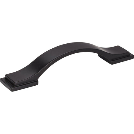 Jeffrey Alexander 80152-96MB matte black cabinet drawer pull