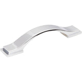 Jeffrey Alexander 80152-96PC polished chrome cabinet drawer pull