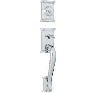 Kwikset 801ADHLIP-L03 lifetime polished brass double cylinder handleset