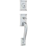 Kwikset 801ADHLIP-L03 lifetime polished brass double cylinder handleset