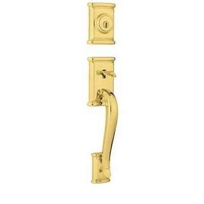 Kwikset 801ADHLIP-15S satin nickel double cylinder handleset