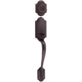Kwikset 801ANLIP-3S polished brass double cylinder handleset