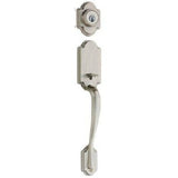 Kwikset 801ANLIP-502S rustic pewter double cylinder handleset