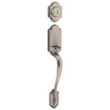 Kwikset 801ANLIP-501 rustic bronze double cylinder handleset