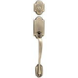 Kwikset 801ANLIP-L03S lifetime polished brass double cylinder handleset
