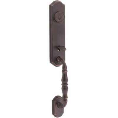 Kwikset 801ATLIP-L03 lifetime polished brass double cylinder handleset