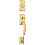 Kwikset 801AVHLIP-502S rustic pewter double cylinder handleset