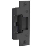 HES 801E-BLK black electric strike faceplate