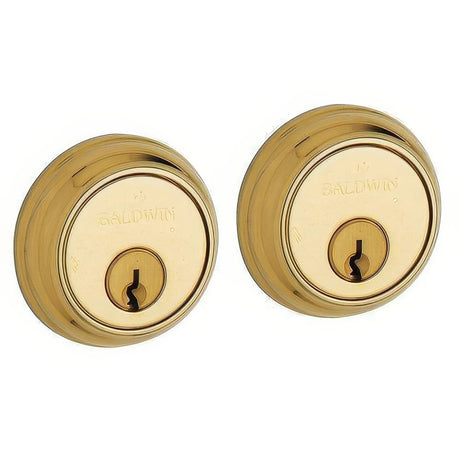 Baldwin 8021003 lifetime polished brass double cylinder deadbolt