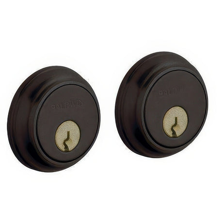 Baldwin 8021402 distressed oil rubbed bronze double cylinder deadbolt