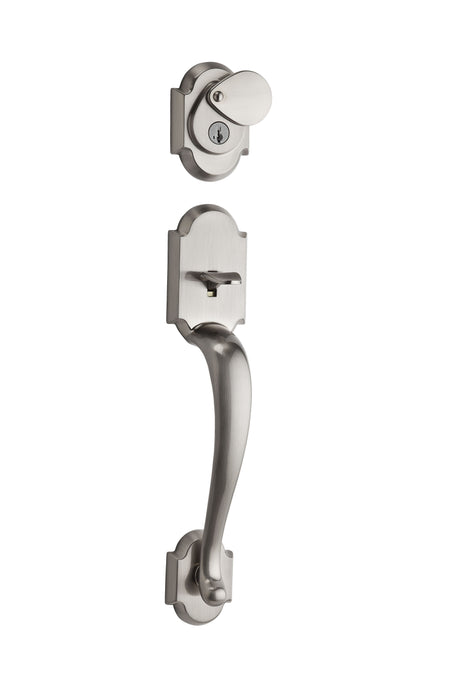 Kwikset Austin Handleset Trim in Satin Nickel