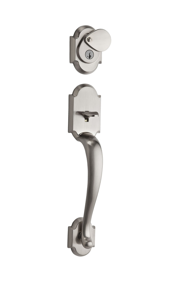 Kwikset Austin Handleset Trim in Satin Nickel