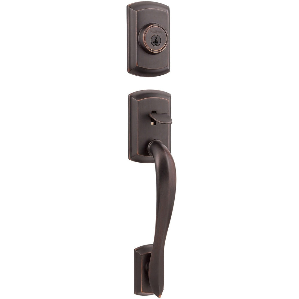 Kwikset 802AVHLIP-26 polished chrome dummy handleset