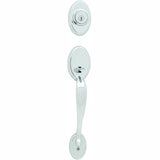 Kwikset 802CELIP-26 polished chrome dummy handleset