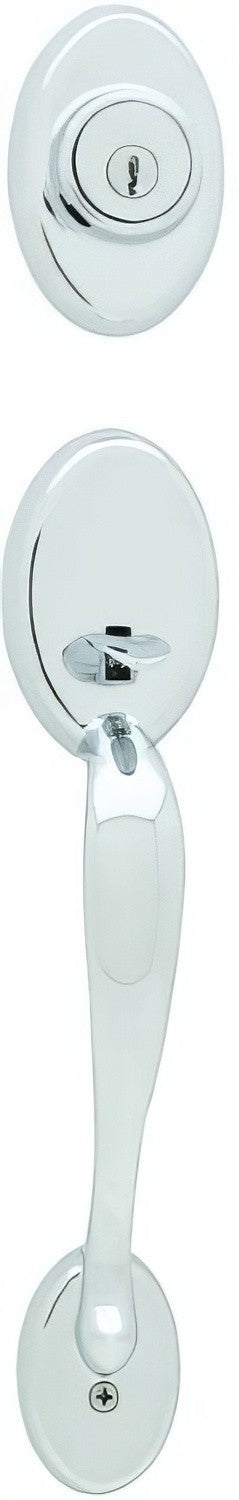 Kwikset 802CELIP-26 Chelsea dummy handleset in polished chrome, additional view