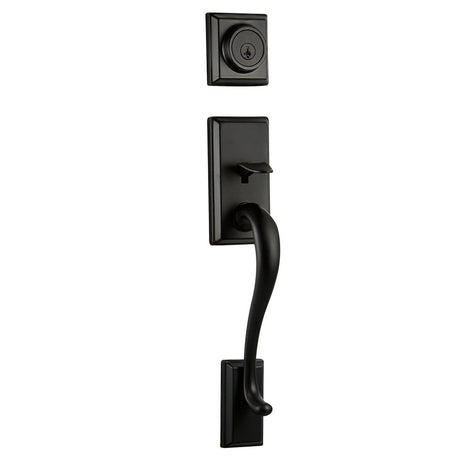 Kwikset 802HELIP-15 satin nickel dummy handleset