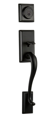 Kwikset 802HELIP-15 satin nickel dummy handleset