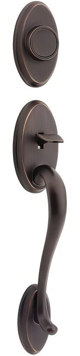 Kwikset 802SELIP-15 satin nickel dummy handleset