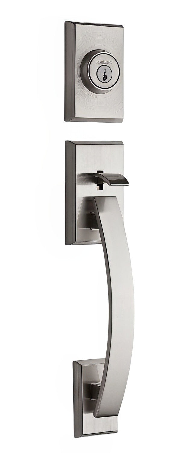 Kwikset 802TVHLIP-15 satin nickel dummy handleset