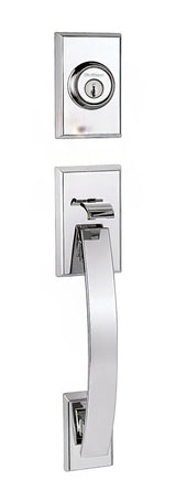 Kwikset 802TVHLIP-26 polished chrome dummy handleset