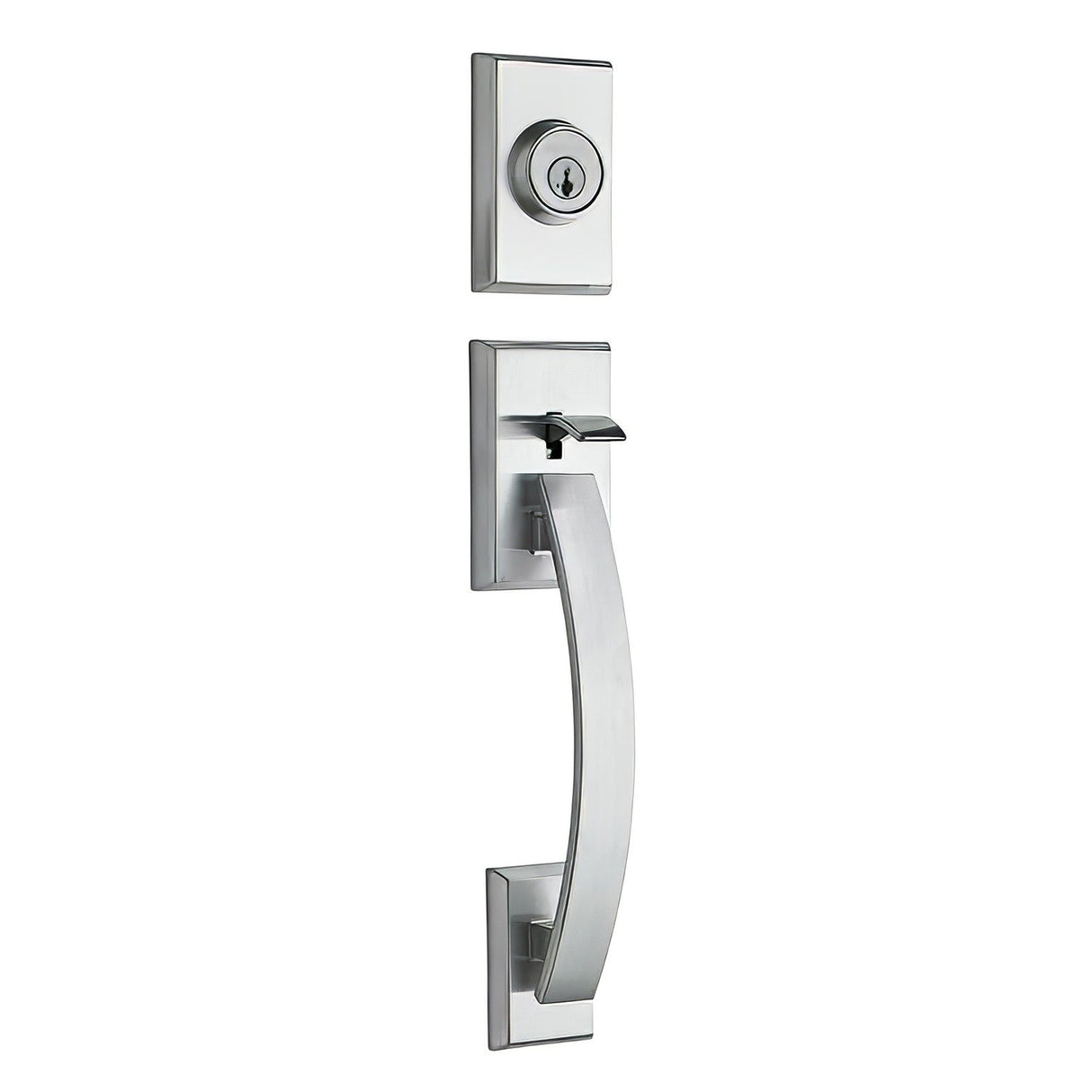 Kwikset 802TVHLIP-26D satin chrome dummy handleset