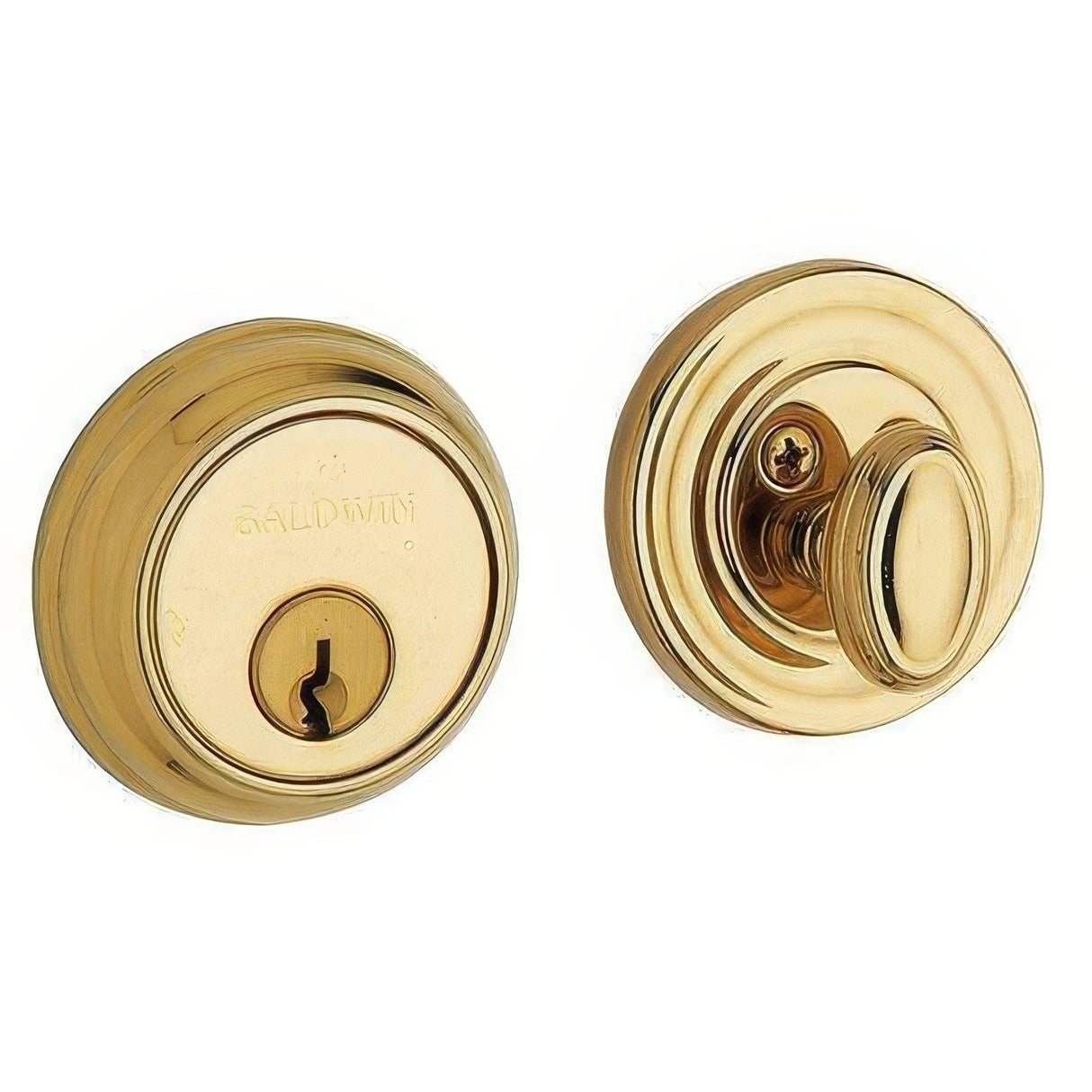 Baldwin 8031003 lifetime polished brass single cylinder deadbolt