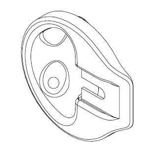 Kwikset 80318-007 Full Round Adjustable Strike in Satin Nickel