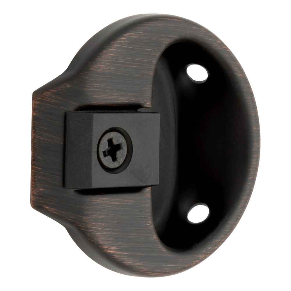 Kwikset 80318-008 Full Round Adjustable Strike for US11P Venetian Bronze and 514 Matte Black in Venetian Bronze and Matte Black
