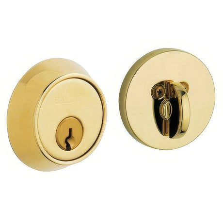 Baldwin 8041003 lifetime polished brass single cylinder deadbolt