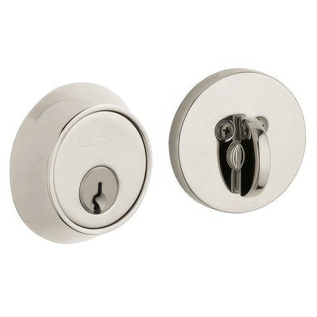 Baldwin 8041055 lifetime polished nickel single cylinder deadbolt