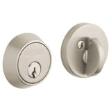 Baldwin 8041056 lifetime satin nickel single cylinder deadbolt