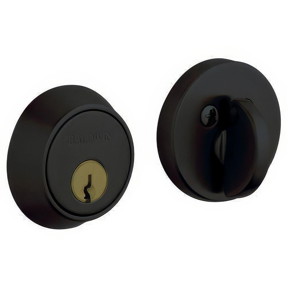Baldwin 8041190 satin black single cylinder deadbolt
