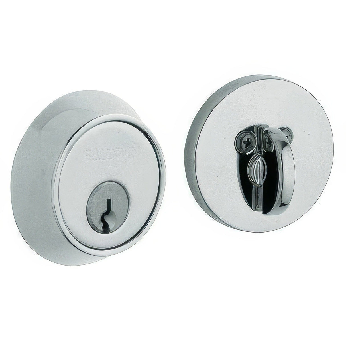 Baldwin 8041260 polished chrome single cylinder deadbolt