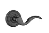 Emtek 8050CUS19 Cortina Lever Dummy Pair with Regular Rose for 1-1/4" to 2" Door Flat Black Finish